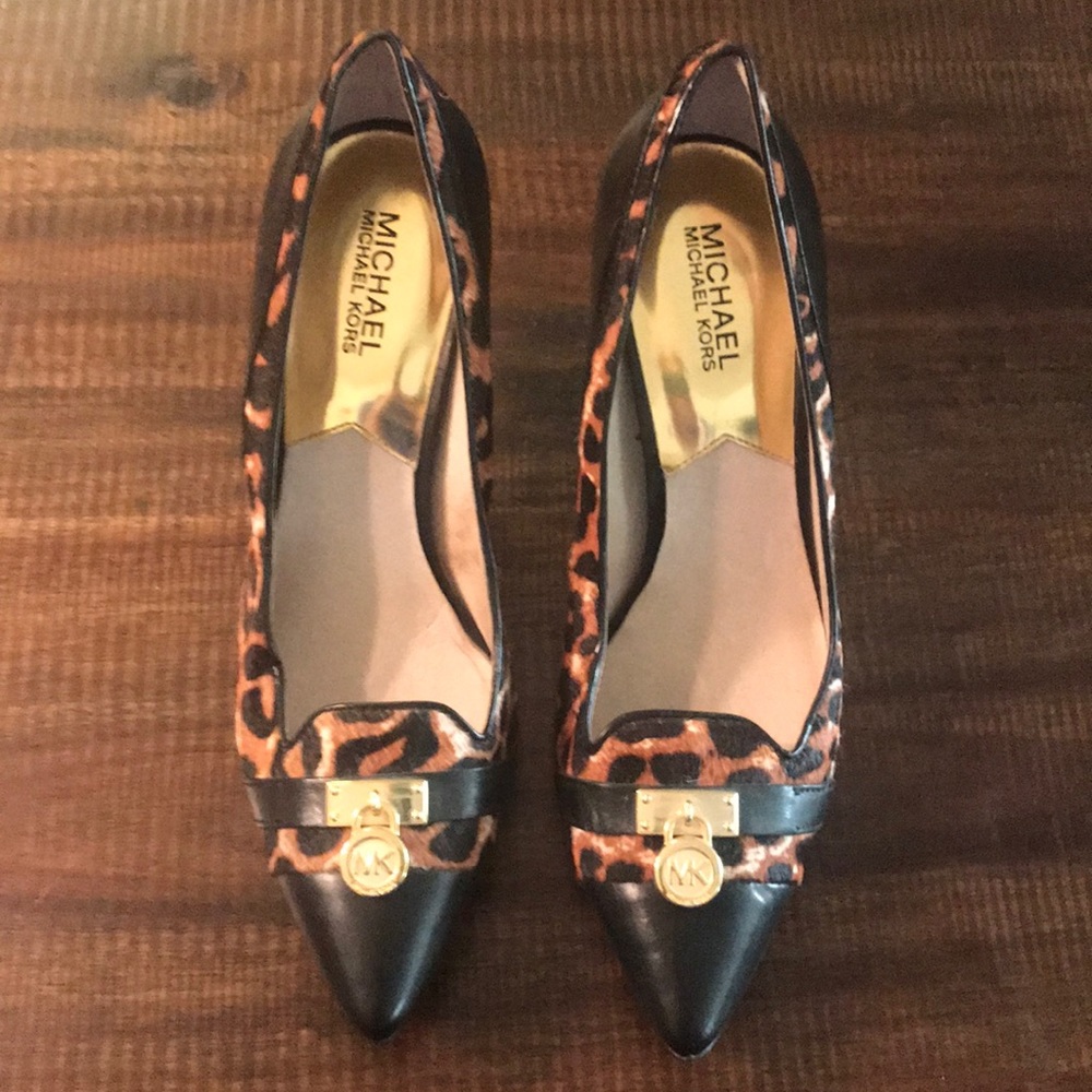Michael Kors Leopard Print Stilettos